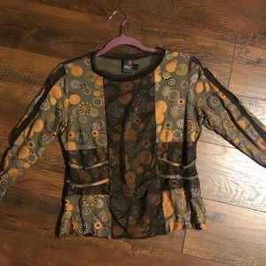 ANAC by kimi mesh long sleeve